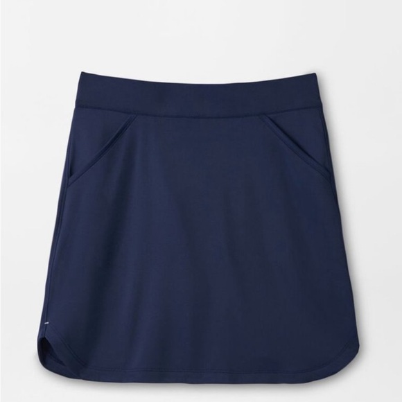 Peter Millar Pants - Peter Millar Alice Petal Hem 16" Navy Blue Golf‎ Skort UPF 50 size Small
